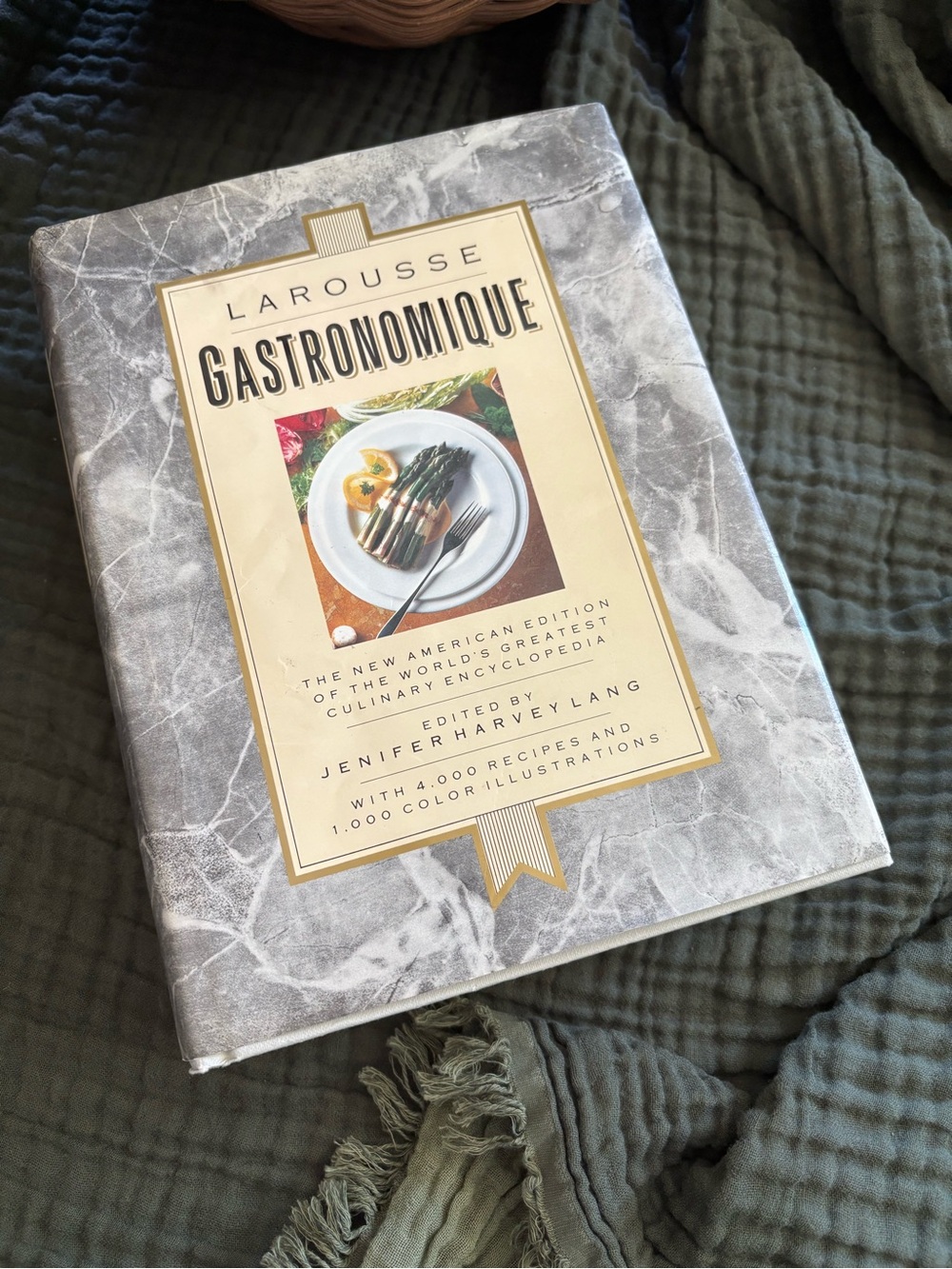 Larousse Gastronomique Hardcover Cookbook - Gray